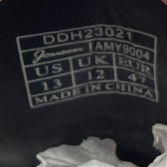 Jousen Mens DDH23021 Black Polished Oxford Leather Cap Toe Size 13 Dress Shoes - Picture 9 of 9